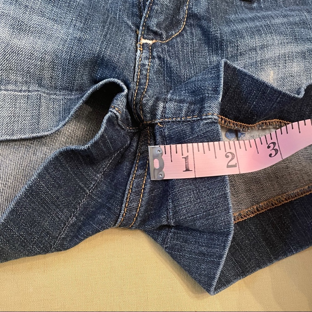 SOLD American Eagle Womens Denim Shortie Shorts Size 4 - Picture 5 of 6